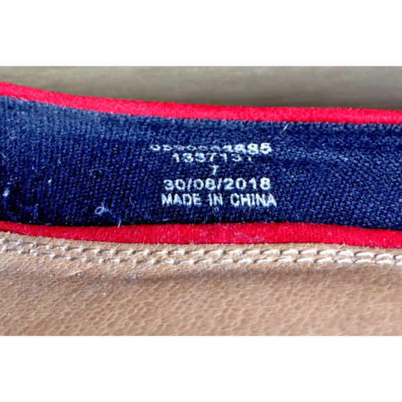 ASOS Red Suede Pointed Toe, Block Heel Pump - Size 7 - Picture 8 of 9